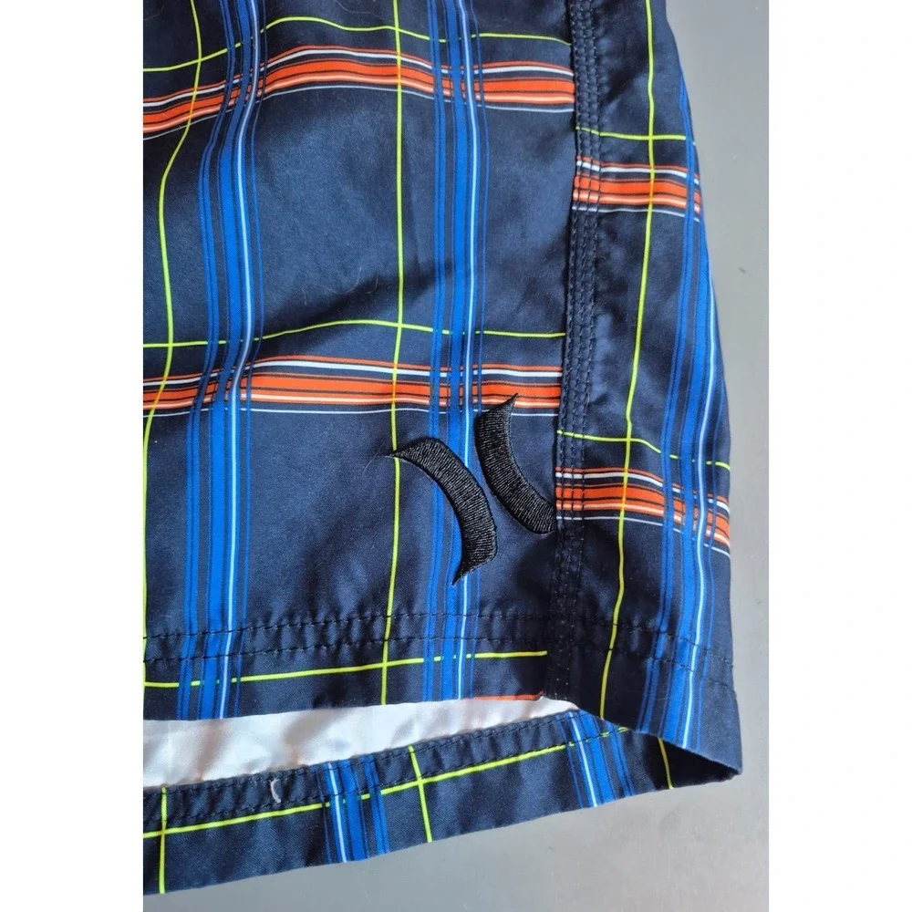 Hurley Mens Board Shorts Size 38 Multicolored Plaid 10